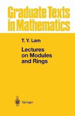 Lectures on Modules and Rings - Tsit-Yuen Lam - cover