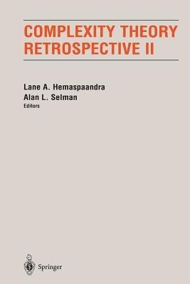 Complexity Theory Retrospective II - cover