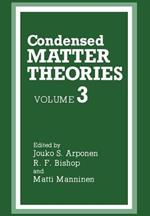 Condensed Matter Theories