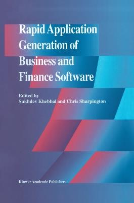 Rapid Application Generation of Business and Finance Software - cover
