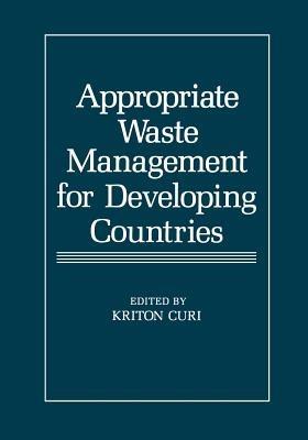 Appropriate Waste Management for Developing Countries - Kriton Curi - cover