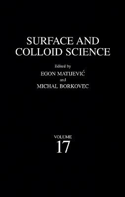 Surface and Colloid Science - cover