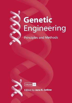 Genetic Engineering: Principles and Methods - cover