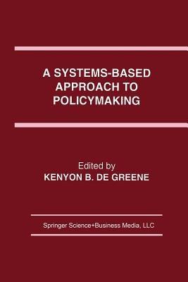 A Systems-Based Approach to Policymaking - cover