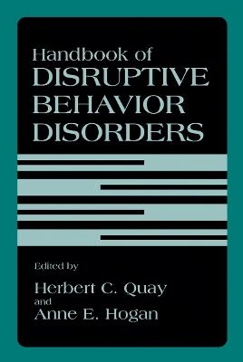 Handbook of Disruptive Behavior Disorders - cover