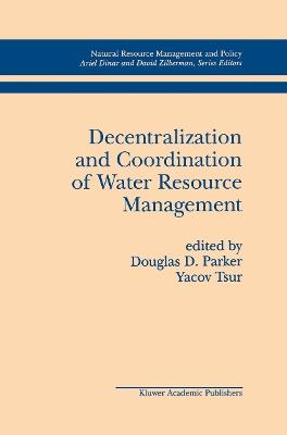 Decentralization and Coordination of Water Resource Management - cover
