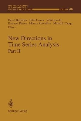New Directions in Time Series Analysis: Part II - cover
