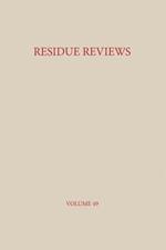 Residue Reviews: Residues of Pesticides and Other Contaminants in the Total Environment
