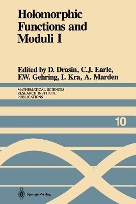 Holomorphic Functions and Moduli I: Proceedings of a Workshop held March 13–19, 1986 - cover