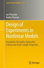 Design of Experiments in Nonlinear Models