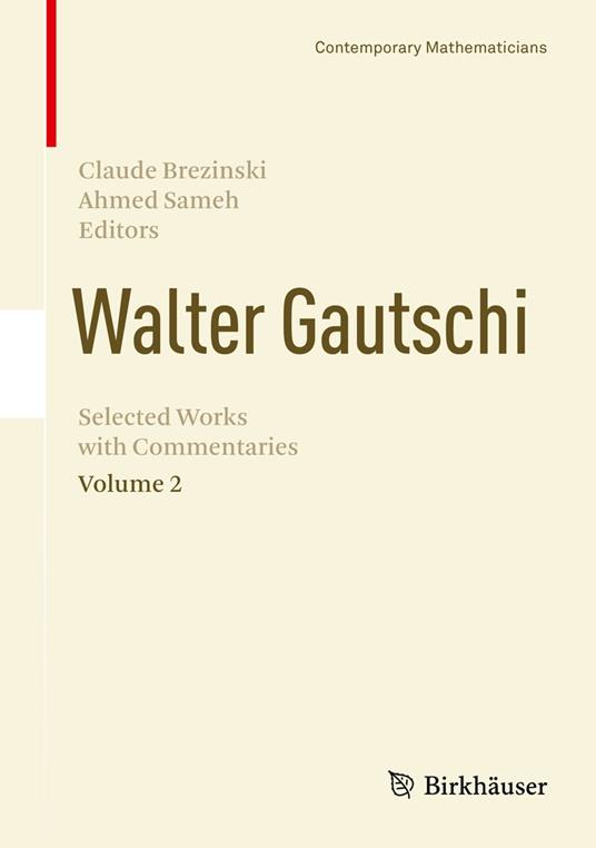 Walter Gautschi, Volume 2