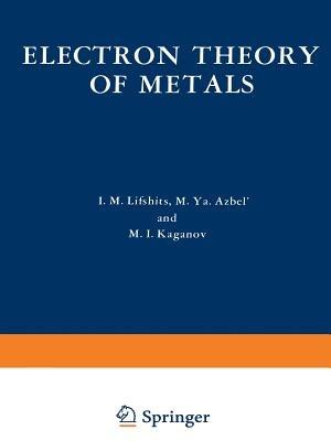 Electron Theory of Metals - cover