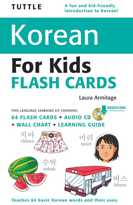 Tuttle Korean for Kids Flash Cards Kit - Laura Armitage - ebook