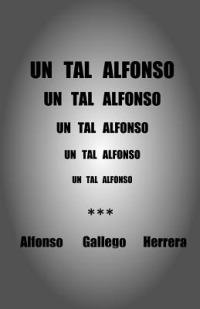 Un Tal Alfonso - Alfonso Gallego Herrera - cover