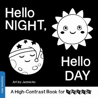 Hello Night, Hello Day: A High-Contrast Book for TummyTime - duopress - cover