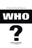 Who? - Charles Edward Gerson - cover