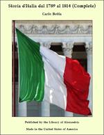 Storia d'Italia dal 1789 al 1814 (Complete)