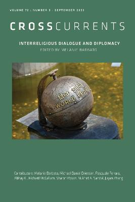 Crosscurrents: Interreligious Dialogue and Diplomacy: Volume 72, Number 3, September 2022 - cover