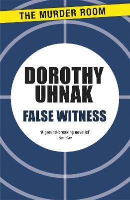 False Witness - Dorothy Uhnak - cover