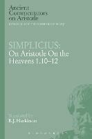 Simplicius: On Aristotle On the Heavens 1.10-12 - Simplicius - cover