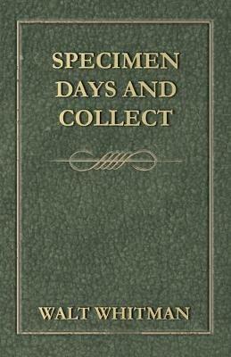 Specimen Days and Collect - Walt Whitman - cover