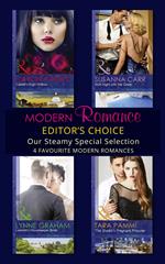 Modern Romance February 2016 Editor's Choice: Leonetti's Housekeeper Bride / The Sheikh's Pregnant Prisoner / Castelli's Virgin Widow / Illicit Night with the Greek