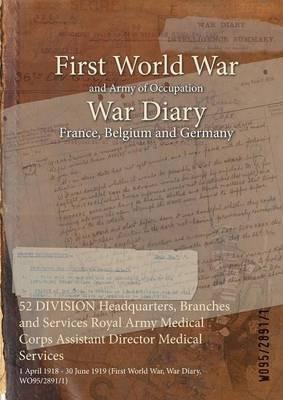 52 Division Headquarters First World War: War Diary - cover