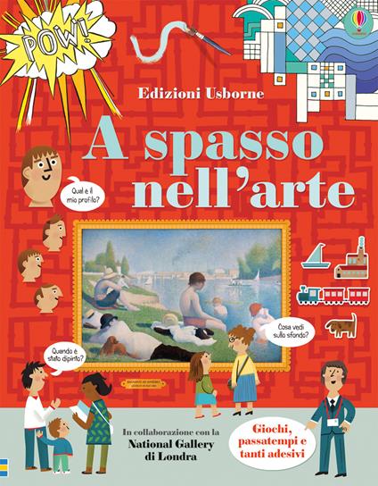 A spasso nell'arte. Con adesivi. Ediz. illustrata - Rosie Dickins,Sam Baer - copertina