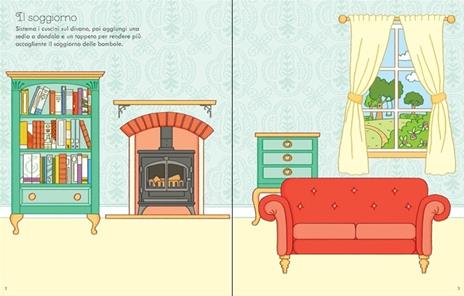 La casetta delle bambole. Con adesivi. Ediz. illustrata - Abigail Wheatley - 2
