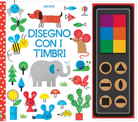 Disegno con i timbri. Ediz. a spirale. Con gadget - Fiona Watt - copertina