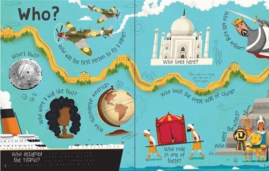 Lift-the-flap Questions and Answers about Long Ago - Katie Daynes - 2