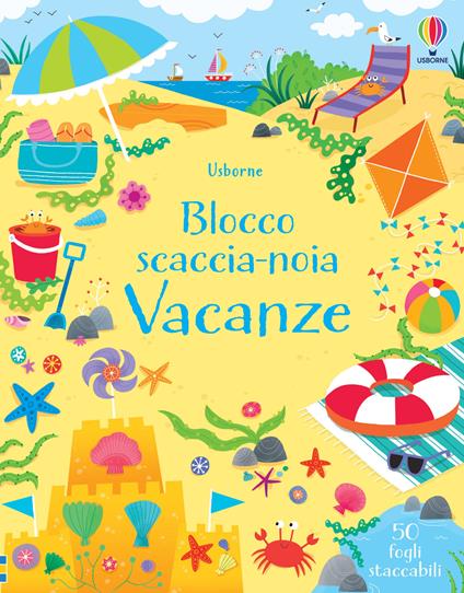 Vacanze. Blocco scaccia-noia - Kirsteen Robson,Sam Smith - copertina