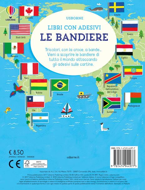 Le bandiere. Con adesivi. Ediz. a colori - Holly Bathie - 5