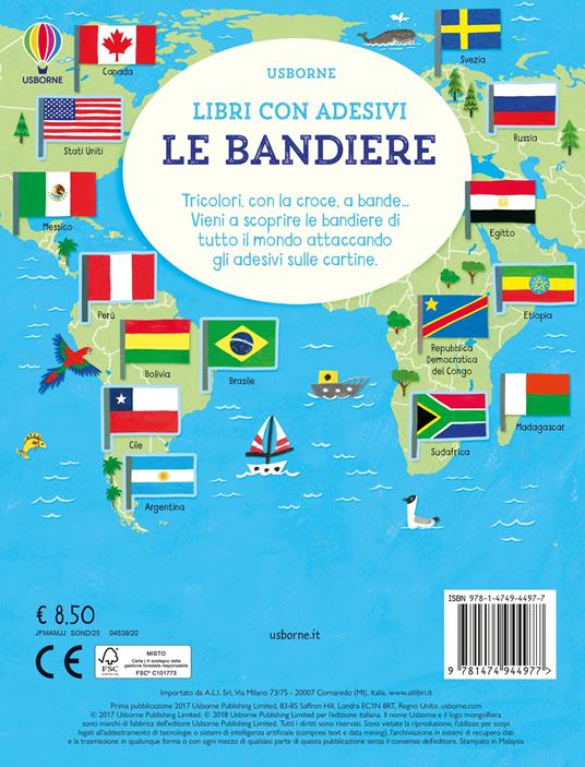 Le bandiere. Con adesivi. Ediz. a colori - Holly Bathie - 5