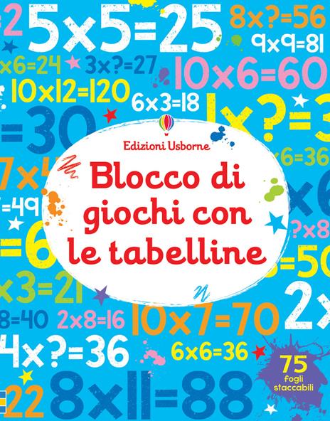 Blocco di giochi con le tabelline. Ediz. a colori - Sam Smith - copertina