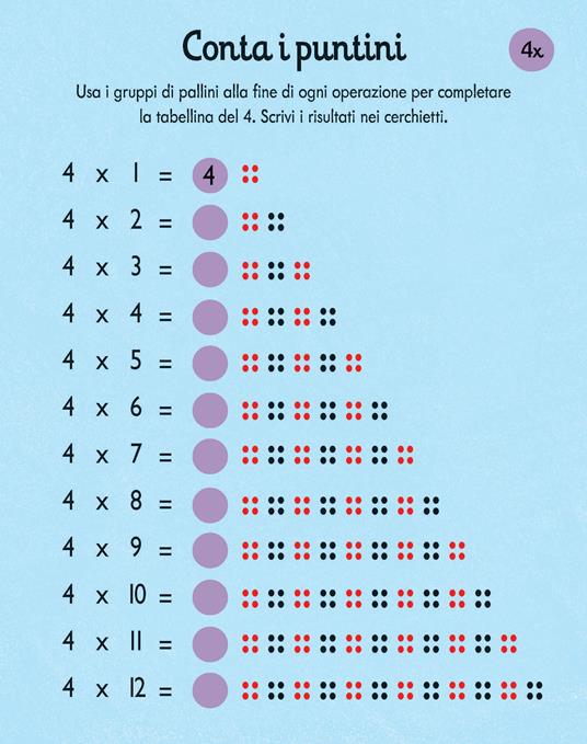 Blocco di giochi con le tabelline. Ediz. a colori - Sam Smith - 2