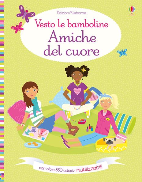 Amiche del cuore. Con adesivi. Ediz. a colori - Lucy Bowman - copertina