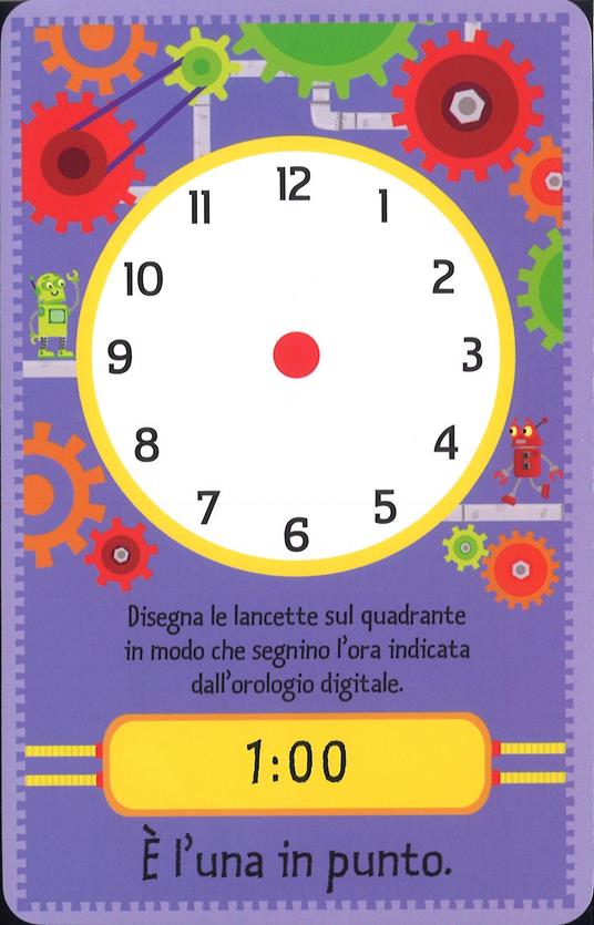 Leggere l'ora. Flashcard. Ediz. a colori. Con gadget - Kirsteen Robson - 5