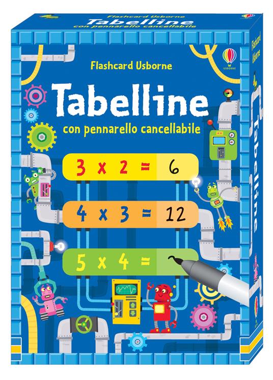 Tabelline. Flashcard. Con gadget - Kirsteen Robson - copertina