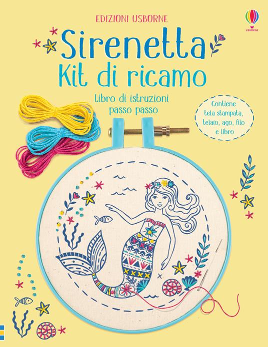 Sirenetta. Kit di ricamo. Con gadget - Lara Bryan - copertina