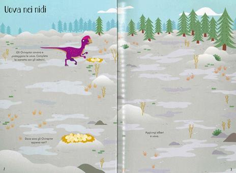 Dinosauri. Piccoli libri con adesivi. Ediz. a colori - Kirsteen Robson - 2