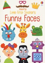 Funny faces. Little first stickers. Con adesivi. Ediz. a colori