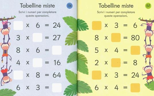 Tabelline del 3, 4, 6 e 8. Blocco di attività. Primi mattoncini - Sam Smith - 3