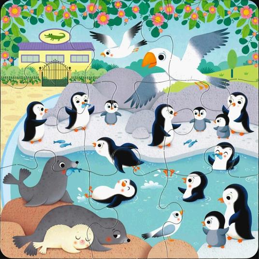 Lo zoo. Ediz. a colori. Con 3 puzzle - Sam Taplin - 3