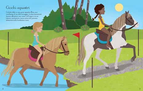 Il concorso ippico-Al maneggio. Con adesivi. Ediz. a colori - Lucy Bowman - 6
