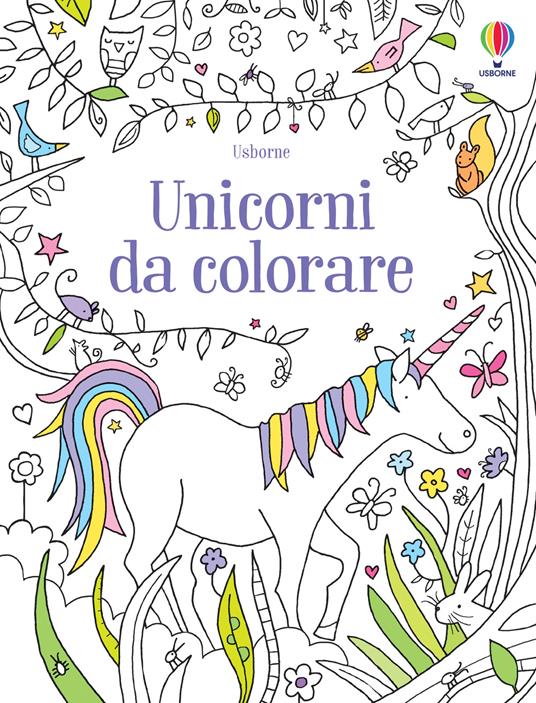 Unicorni da colorare. Ediz. illustrata - Kirsteen Robson - copertina