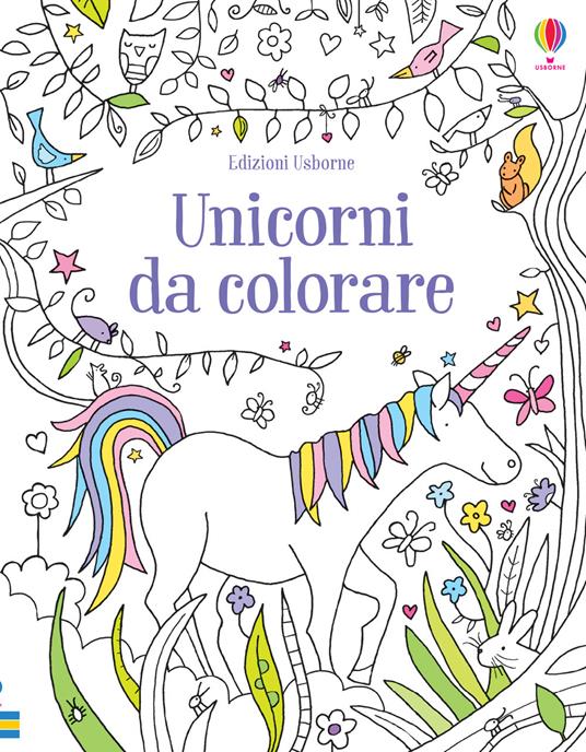 Unicorni da colorare - Kirsteen Robson - copertina