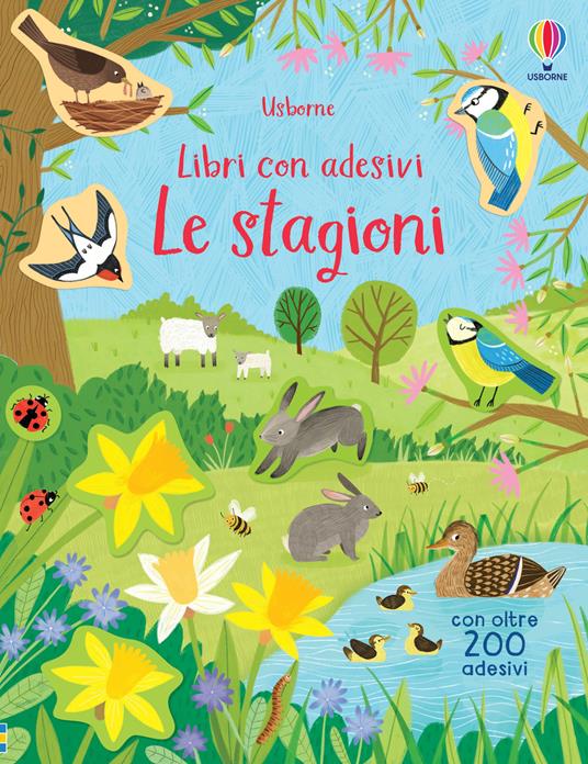 Le stagioni. Con adesivi. Ediz. a colori - Holly Bathie - copertina