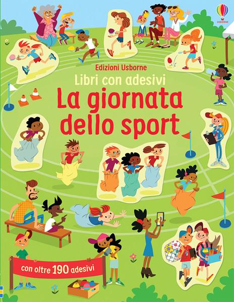 La giornata dello sport. Con adesivi. Ediz. a colori - Jessica Greenwell - copertina