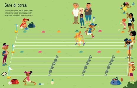 La giornata dello sport. Con adesivi. Ediz. a colori - Jessica Greenwell - 2
